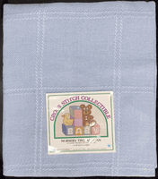 Nursery Time Afghan, Blue, 38" x 38" cross stitch (Charles Craft)<br><font color=red>ALMOST SOLD OUT</font> 