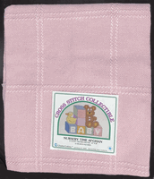 Nursery Time Afghan, PInk, 38" x 38" cross stitch (Charles Craft)<br><font color=red>ALMOST SOLD OUT</font>