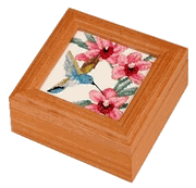 Oak Box, 4" x 4", cross stitch (Sudberry House)<br><font color=red>20% off</font>