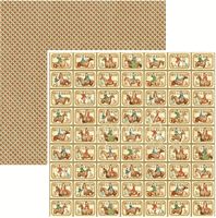Off to the Races Collection, Kentucky Derby, double-sided scrapbook paper (Graphic 45)