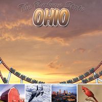 Ohio, Travel, States, scrapbook paper (Stamping Station)