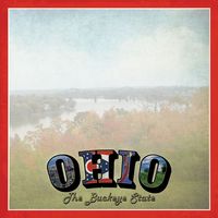 Ohio Vintage, States scrapbook paper (Stamping Station)