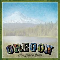 Oregon Vintage, States scrapbook paper (Stamping Station)
