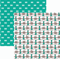 Orthodontist Images, double-sided scrapbook paper (Scrapbook Customs) 
