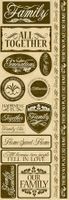 Our Family, Cardstock Stickers, scrapbook (Reminisce)