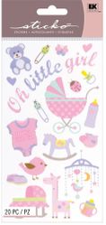Our Little Girl, baby, 4" x 7" scrapbook stickers (Sticko)<br><font color=red>33% off</font>