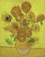 Paint Your Own Masterpiece, Still Life -Vase With Fifteen Sunflowers - Vincent van Gogh, 11x14" paint by number kit (Royal Brush)