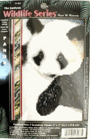 Panda - WIldlife Series, 5x7" cross stitch kit (Janlynn)
