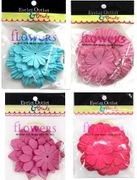 Paper Flowers, works with Brads, 40/pkg (Eyelet Outlet)<br>(4_choices)