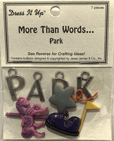 More Than Words -Park, scrapbook embellishments (Dress it Up)