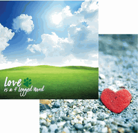Pawprints Collection, Love Is A 4 Legged Word, double-sided, scrapbook paper (Reminisce)