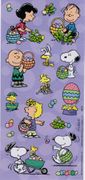 Peanuts, Easter, 3" x 6.5" scrapbook stickers