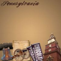 Pennsylvania, Travel, States, scrapbook paper (Stamping Station)