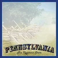 Pennsylvania Vintage, States scrapbook paper (Stamping Station)