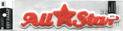 Pep Rally, All Star, Orange, 3-D Embroidered Sticker (Jolee's Boutique)<br><font color=red>40% off</font>