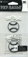 Pep Rally, Embroidered Activity Emblem, Softball (Jolee's Boutique)