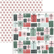 Peppermint Kisses Collection, Wrapped Up, Christmas double-sided, scrapbook paper (Kaisercraft)<br><font color=red>25% off</font>