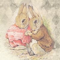 Peter Rabbit, scrapbook paper (Memory Place)<br>(2_choices)