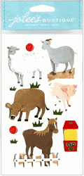 Petting Zoo, Le Grande, scrapbook sticker (Jolee's Boutique)