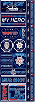 Police, Cardstock Stickers, scrapbook (Reminisce)