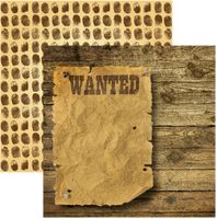 Police Collection, Wanted, double-sided, scrapbook paper (Reminisce)<br><font color=red>25% off</font>