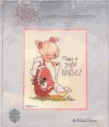 Precious Moments, Make a Joyful Noise, cross stitch kit (Gloria & Pat & Charles Craft) 