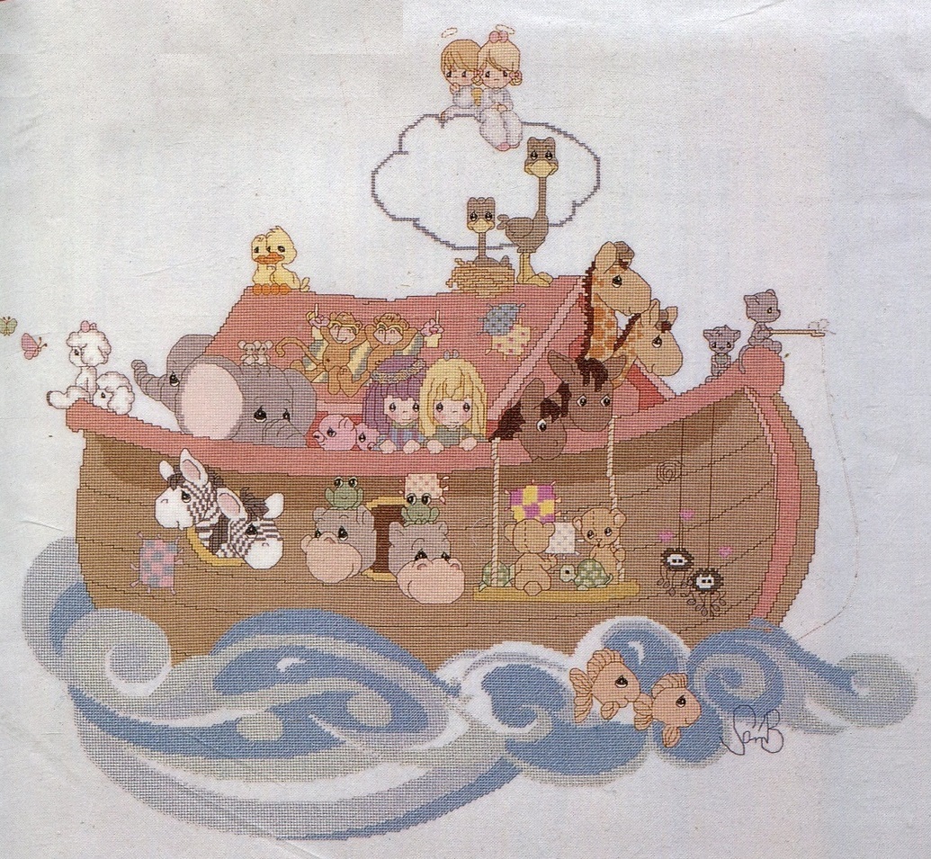 Precious Moments, Noah's Ark, cross stitch kit (Gloria & Pat) precious-moments-noah-s-ark-cross-stitch-kit-gloria-pat