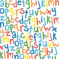 Back to School Collection, Primary Alphabet, scrapbook paper (American Crafts)