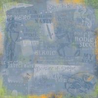Princess & Knight: Save The Kingdom, scrapbook paper DELUXE (Karen Foster)