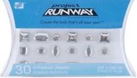 Project Runway,  Adhesive Crystal Jewels, Crystal, 30/pk (Westrim)<br><font color=red>50% off</font>