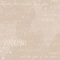 Prom Words, dance scrapbook paper (Stamping Station)