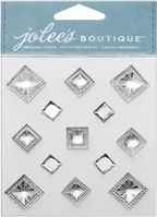 Pyramid Gem Diamond, 3-D scrapbook stickers (Jolee's Boutique)<br><font color=red>50% off</font>
