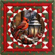 Quilt-Magic No Sew Wall Hanging Kit, Cardinal #951