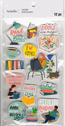 Read More Books, 3D scrapbook stickers 4x7" (Recollections)