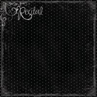 Recital, dance scrapbook paper (Stamping Station)