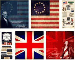 Revolutionary War Kit, scrapbook (Stamping Station)