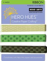 Ribbon Trim, Foliage Hero Hues, scrapbook embellishment (Hero Arts)