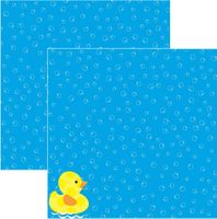 Rubber Ducky, baby double-sided, scrapbook paper (Reminisce)<br><font color=red>25% off</font>