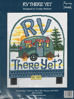 RV There Yet?, camper cross stitch kit (Imaginating)