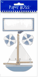 Sailing, Leisure & Recreation 3-D scrapbook stickers (Paper Bliss)