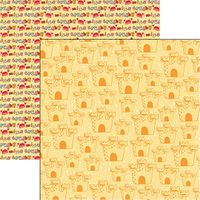 Sandcastles, double-sided, scrapbook paper (Reminisce)<br><font color=red>50% off</font>