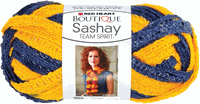 Sashay Team Spirit Yarn, Navy/Gold (RED HEART Boutique)