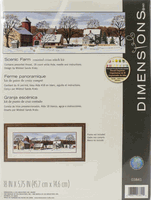 Scenic Farm, 18" x 5.75"cross stitch kit (Dimensions)