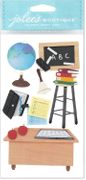 School, scrapbook stickers (Jolee's Boutique)<br>(6_choices)