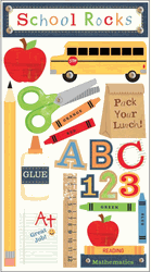 School, scrapbook stickers (Sticko)<br>(6_choices)
