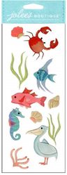 Sealife South, 3-D scrapbook stickers (Jolee's Boutique) <br><font color=red>40% off</font>