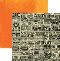 Seize the Day Collection, Believe, double-sided, scrapbook paper (Reminisce)<br><font color=red>25% off</font> 