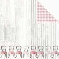 Shabbylicious Collection, Chic Chairs, double-sided scrapbook cardstock (FabScraps)<br><font color=red>50% off</font>