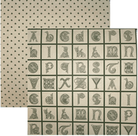 Shamrock Collection, Celtic Clover, St. Patrick's Day & Irish, double-sided scrapbook paper (Reminisce)