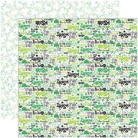 Shenanigans Collection, Shenanigans Words, double-sided, scrapbook paper (Reminisce)<br><font color=red>25% off</font>